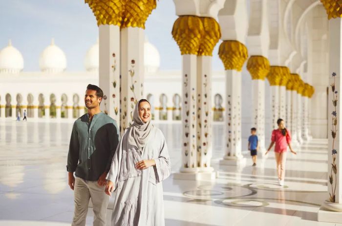 Abu Dhabi’s distinctive aesthetic beautifully merges the essence of history with modernity.  