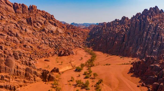 The vast, otherworldly terrain of Al Nafūd