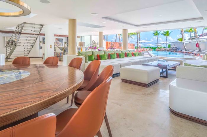 Interior of Villa Rockstar, one of the more sought-after accommodations at Eden Rock — St. Barths.