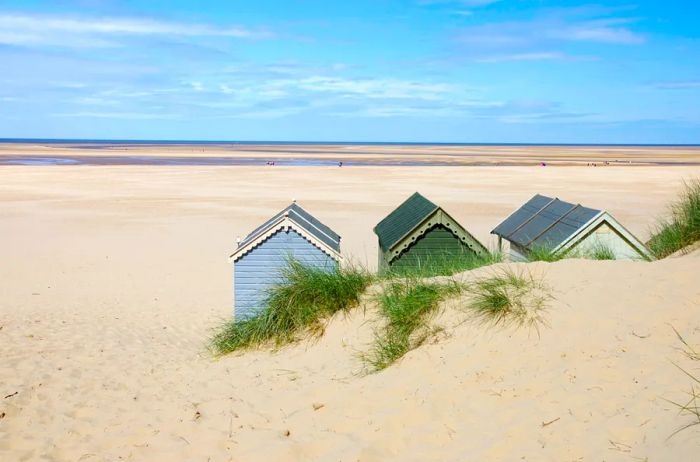 You can spend endless hours wandering the sandy shores of Wells-next-the-Sea.