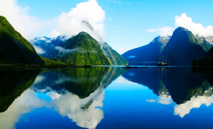 Milford Sound in New Zealand