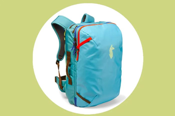 The Cotopaxi Allpa 35L Travel Pack in River Blue