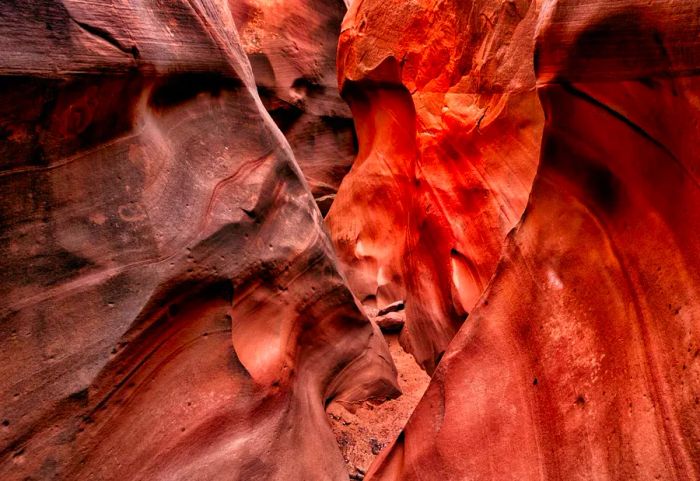 Red rock formations at Grande Staircase-Escalante in southern Utah