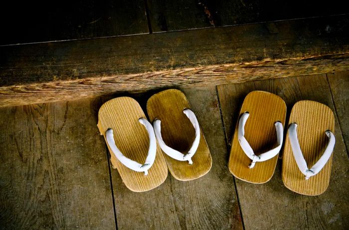 Geta (traditional Japanese wooden sandals)