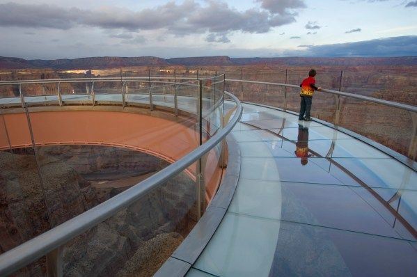 The Skywalk at the West Rim of the Grand Canyon. (Image by Radius Images / Getty Images)