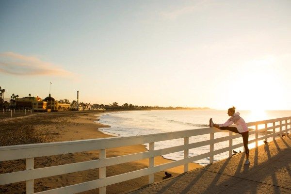 The iconic Santa Cruz boardwalk. (Photo by Jordan Siemens/Getty Images)