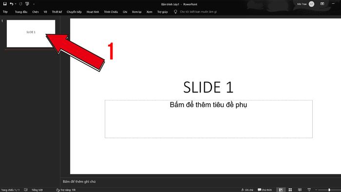 hướng dẫn thêm trang chiếu mới trong PowerPoint