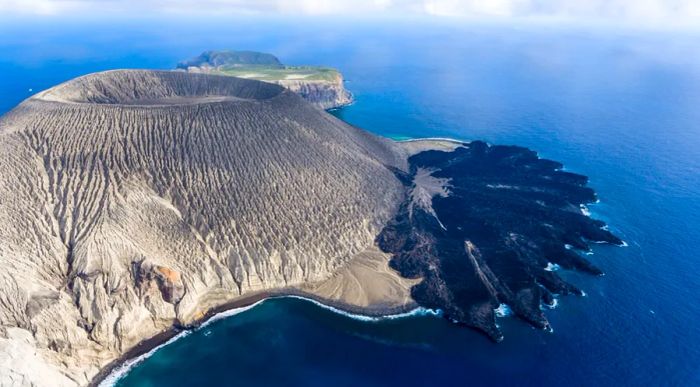 San Benedicto Island and its volcano