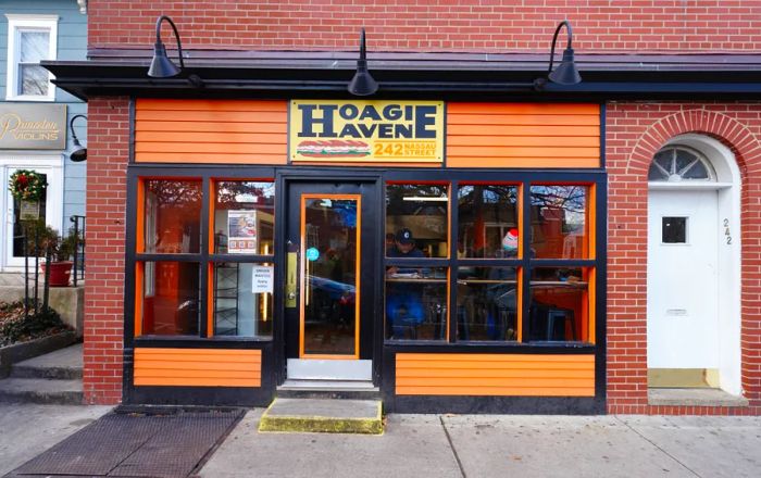 Hoagie Haven, a legendary sandwich shop located on Nassau Street