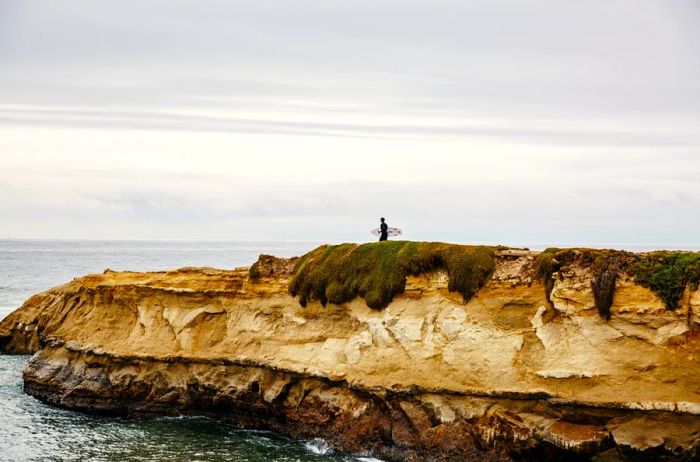 Along the Santa Cruz coastline