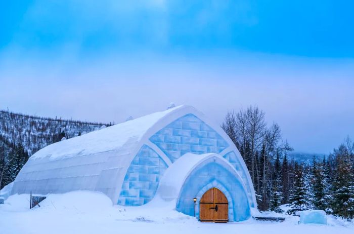 The Aurora Ice Museum at Chena Hot Springs in Alaska