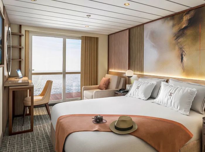 A typical stateroom aboard the 