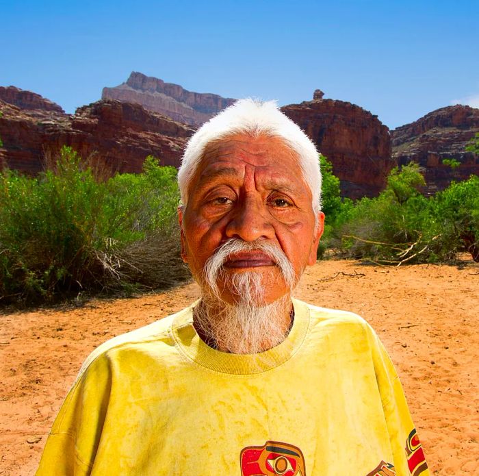 Rex Tilousi, a member of the Havasupai Tribe