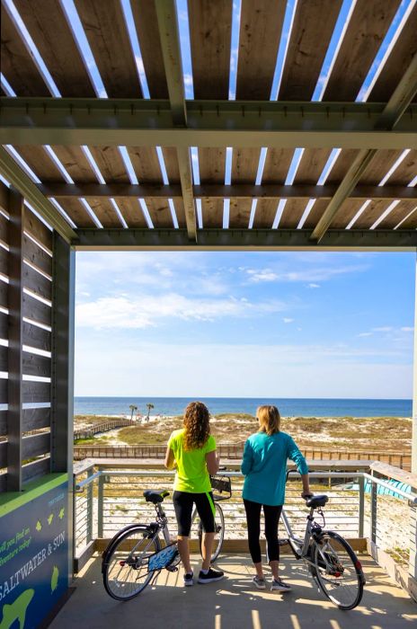 Cycling through the trails of Gulf State Park