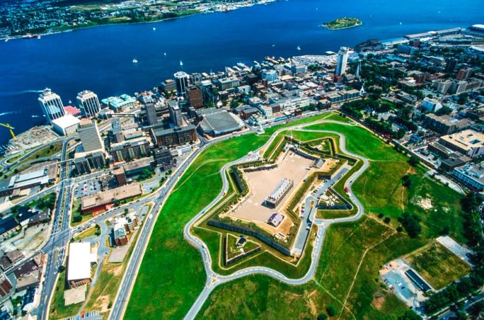 Aerial view of Halifax, Nova Scotia