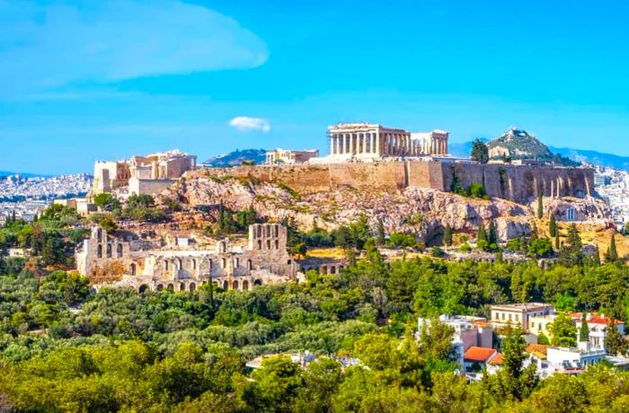 Ruins of the Acropolis, Athens, Greece