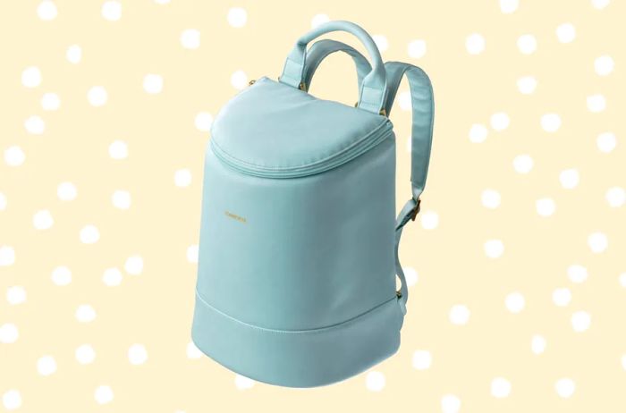 Light Blue Backpack Wine Cooler