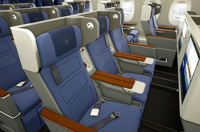 Lufthansa's Allegris premium economy seating options