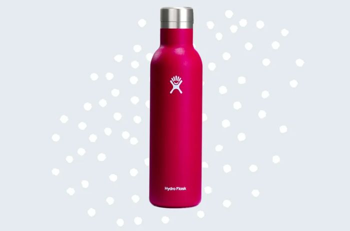 Magenta Metal Wine Bottle from Hydroflask