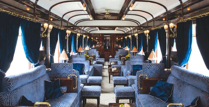 Onboard, guests can delve into the fascinating history of each antique train car.