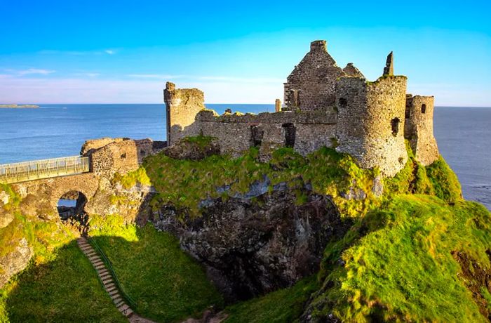 Dunluce Castle in Northern Ireland