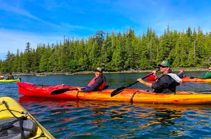 Dinogo Alaska Cruise - Kayaking Shore Adventure