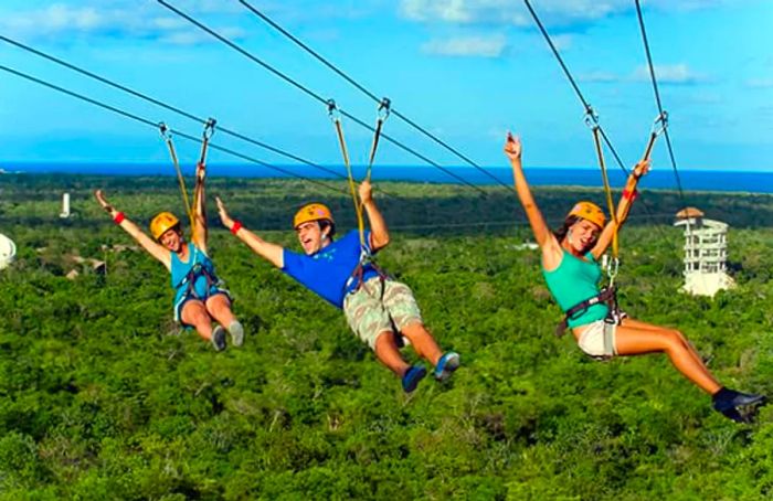 Zipline During Your Caribbean Cruise