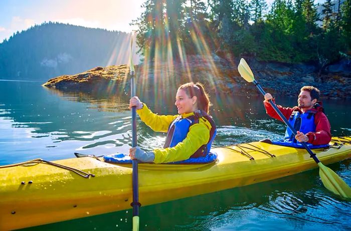 Dinogo Alaska Cruise - Kayaking Adventure