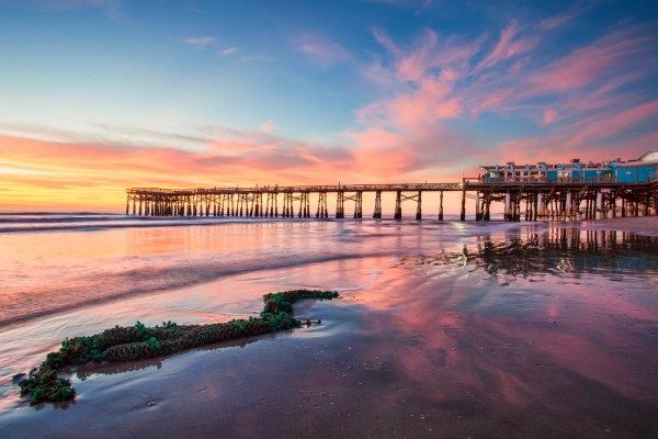 Cocoa Beach, Florida, featuring the Cocoa Pier. (Photo by Brad McGinley Photography/Getty Images)