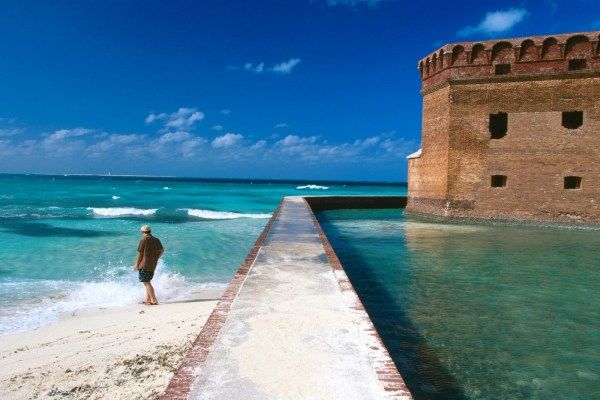 Fort Jefferson in Dry Tortugas National Park. (Photo by Eddie Brady/Getty Images)