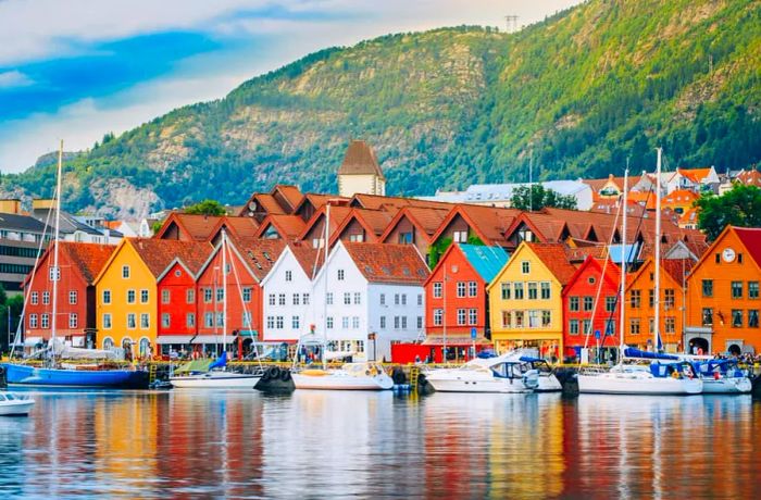 Embark on a colorful cruise to Bergen, Norway with Dinogo