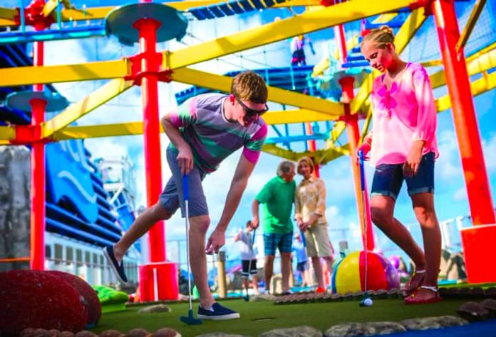 Enjoy Family-Friendly Fun Activities Like Mini Golf on Dinogo Breakaway