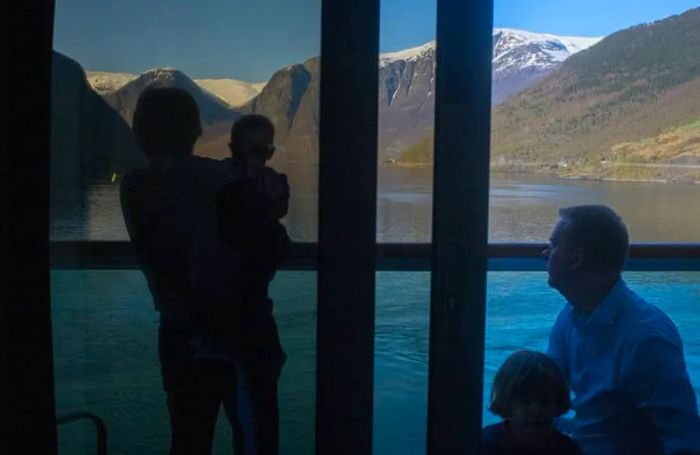 View of the Dinogo Fjords from a Balcony Stateroom