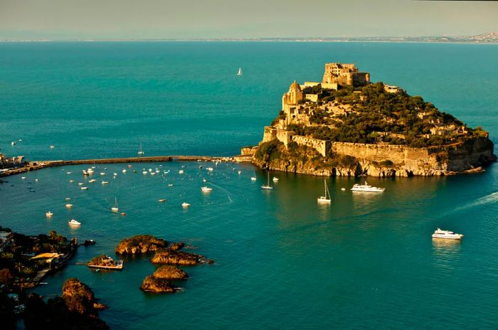 Aragonese Castle in Ischia