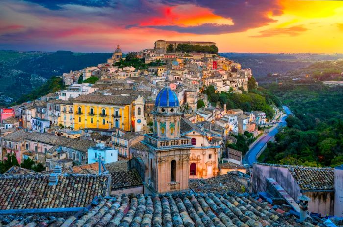 Baroque village in Sicily's Val di Noto