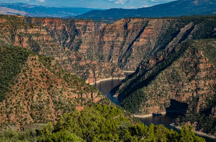 Flaming Gorge Canyon and Reservoir