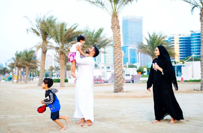 Corniche Beach in Abu Dhabi