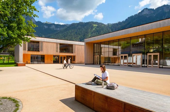 Mellau town square, Bregenzerwald