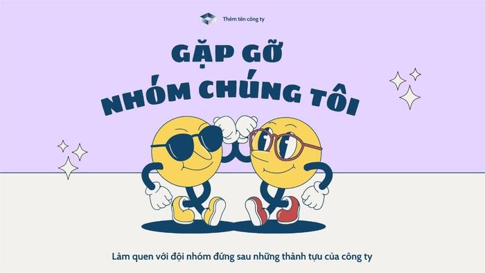 Slide giới thiệu các thành viên trong nhóm Canva