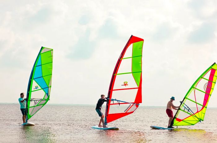 A haven for windsurfers