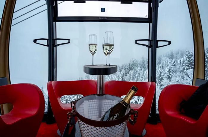 The exclusive Eiger Express Gondola