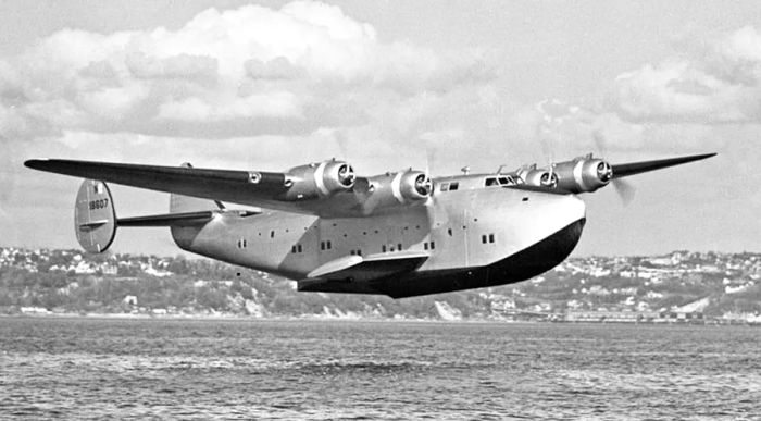 Pan Am's Boeing 314 Clipper planes began transatlantic flights in the 1930s, featuring dining rooms for 14 passengers with full waiter service.