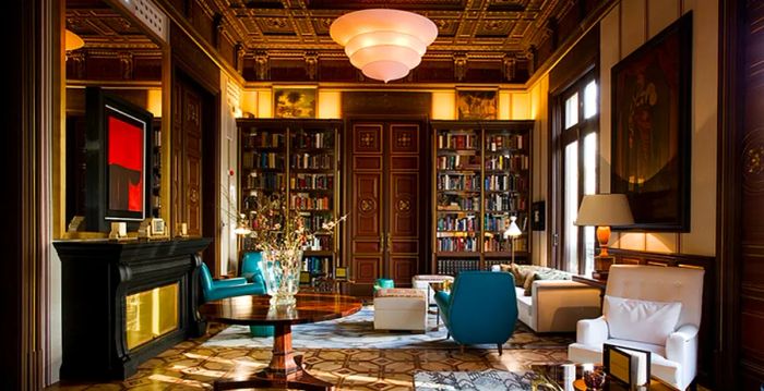 Interior of the hotel lobby