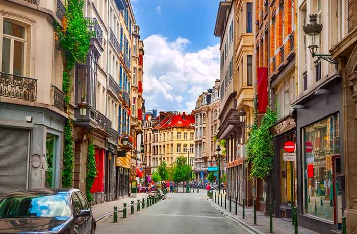 A glimpse of Brussels, Belgium