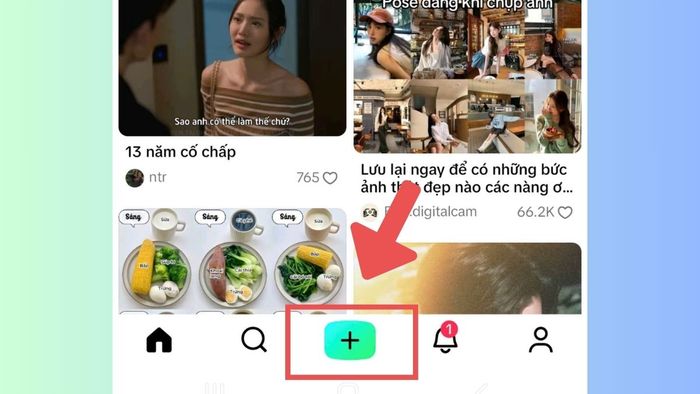 cách sử dụng TikTok Notes để đăng bài bước 2