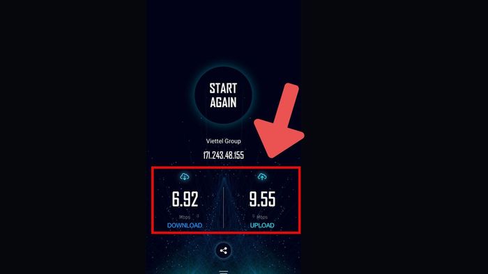 Hướng dẫn sử dụng 5G Speed Test để đo tốc độ 5G - Bước 4