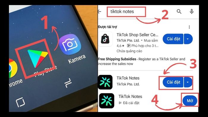 Cách tải TikTok Notes trên điện thoại