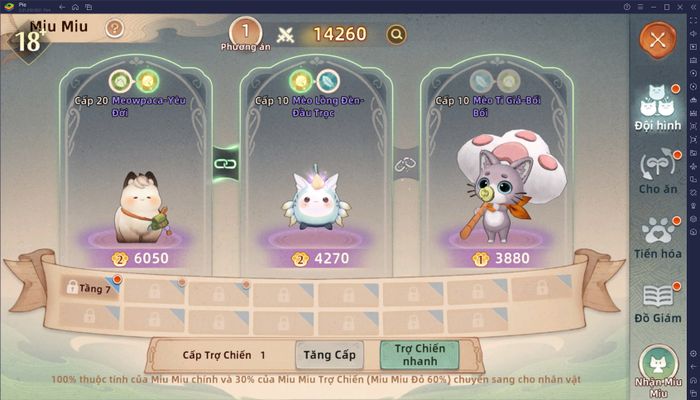 Bảng xếp hạng sức mạnh của các chú mèo trong Tree of Savior: Neverland -TTH