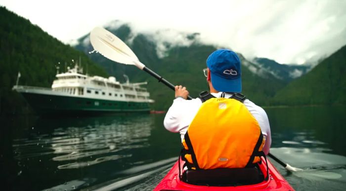 Kayaking in Misty Fjords