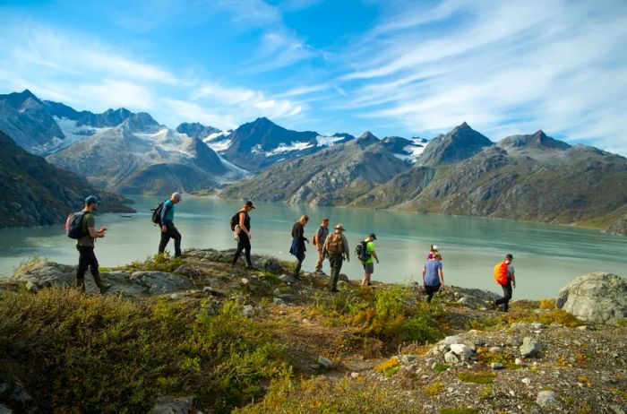 Trekking in Glacier Bay